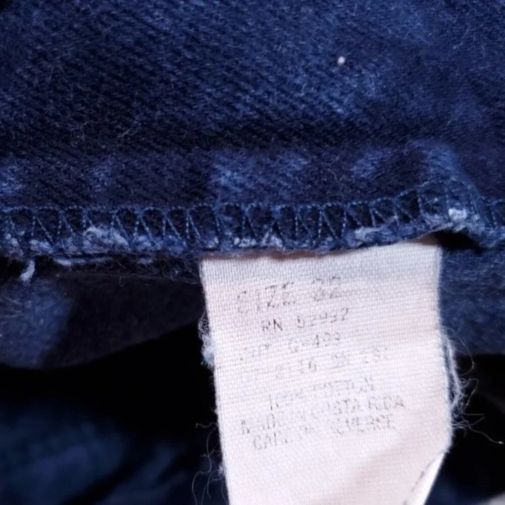 Vintage Size 32 Jordache High Rise Mom Jean Shorts Dark Wash Baggy Relaxed